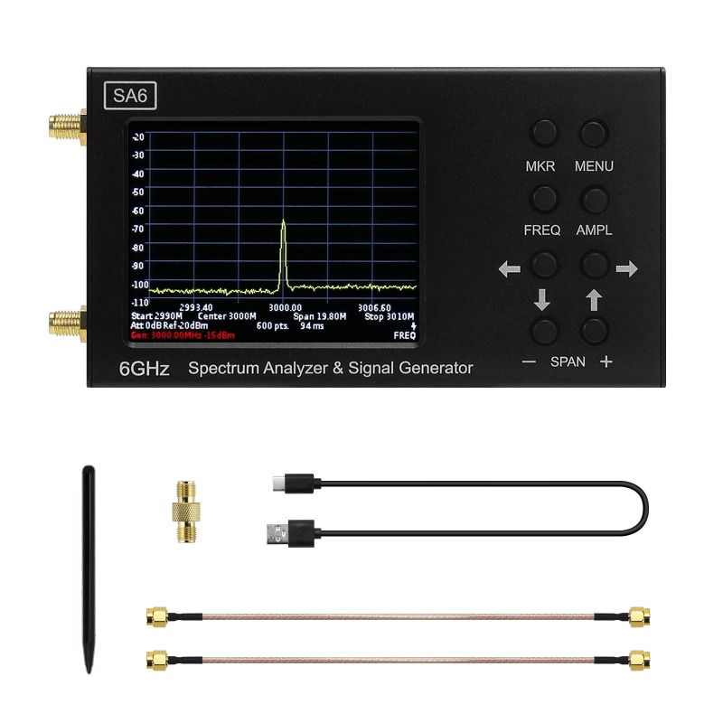 Signal Generator Spectrum Analyzer - Analizador de Espectro SA6, Generador de